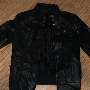 Leather jacket